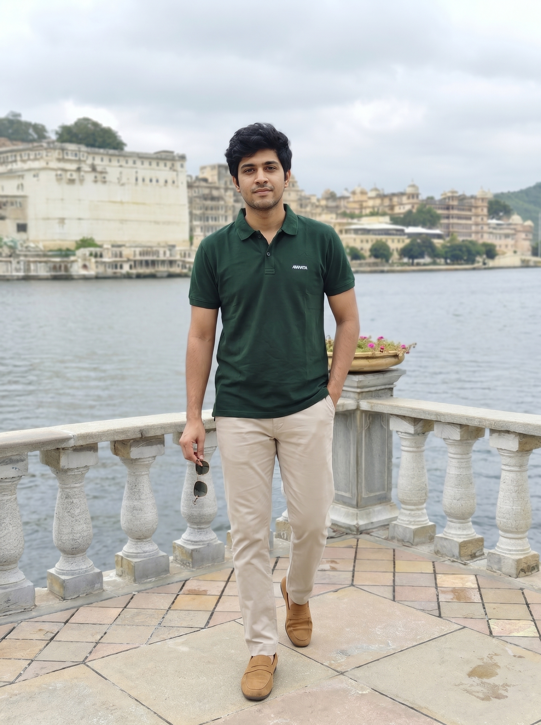 Bottle Green Supima Cotton T-Shirt